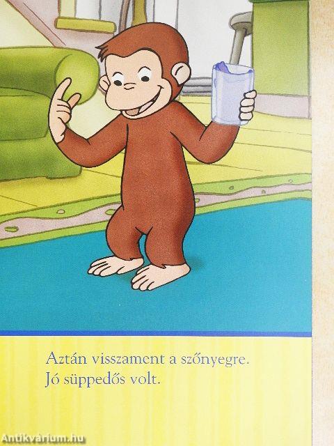 A bajkeverő majom - George takarít