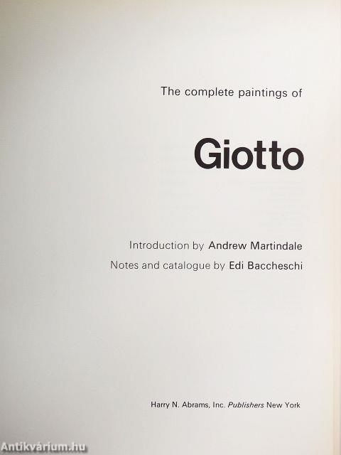 The complete paintings of Giotto