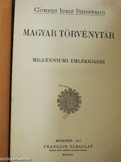 1916. évi törvénycikkek