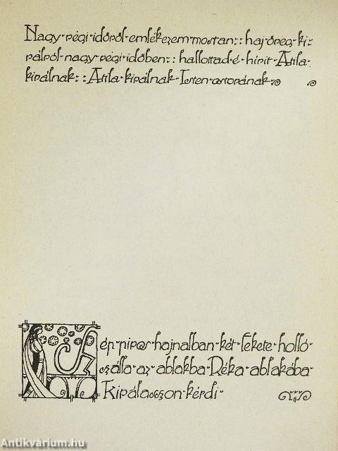 Atila királról ének