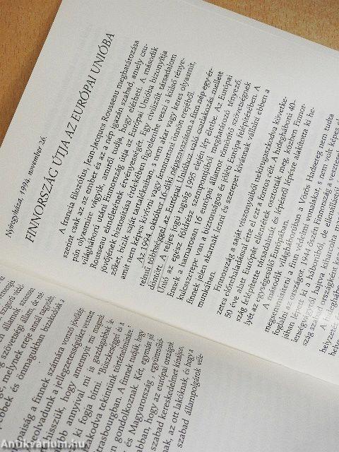 Finnország, Magyarország és Európa