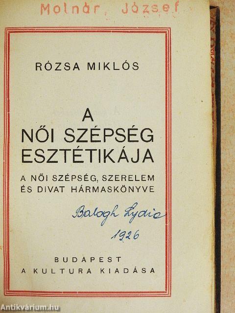 A női szépség esztétikája