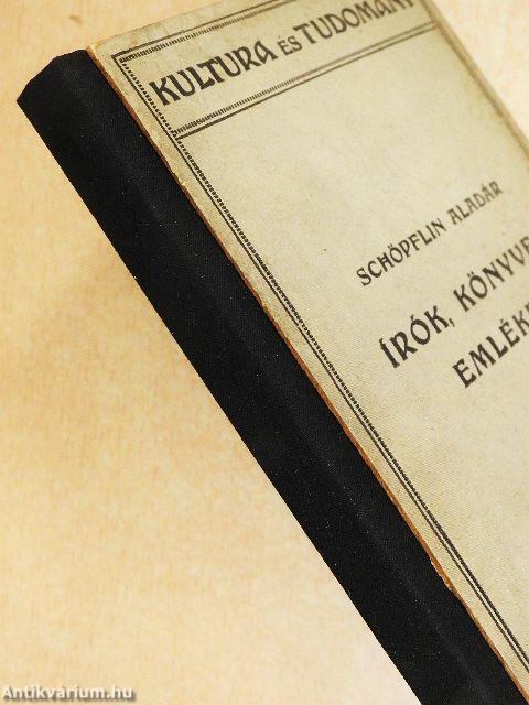 Írók, könyvek, emlékek