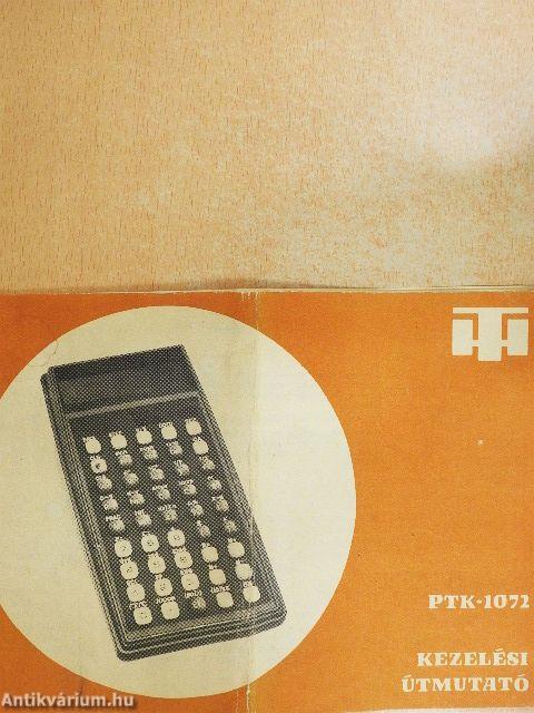 PTK-1072 kezelési útmutató
