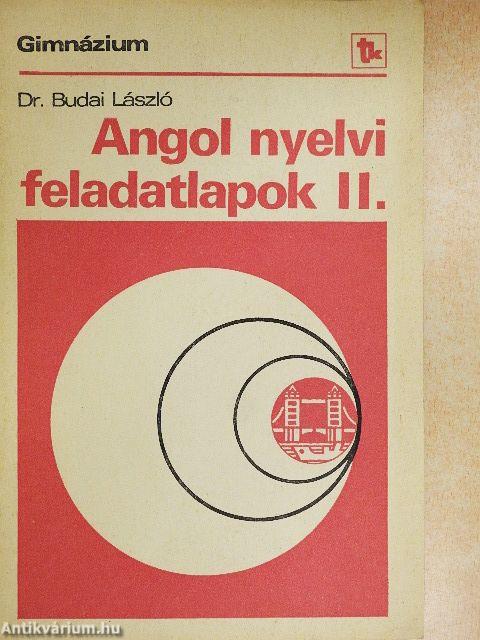 Angol nyelvi feladatlapok II.