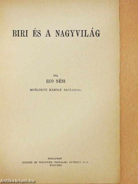 Biri és a nagyvilág