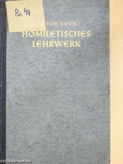 Homiletisches Lehrwerk 3-4.