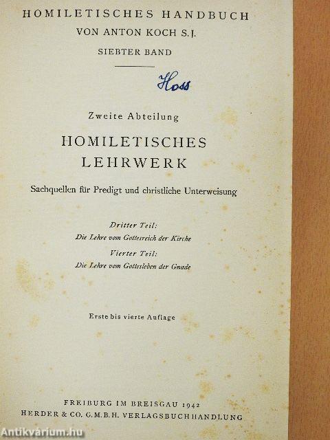 Homiletisches Lehrwerk 3-4.