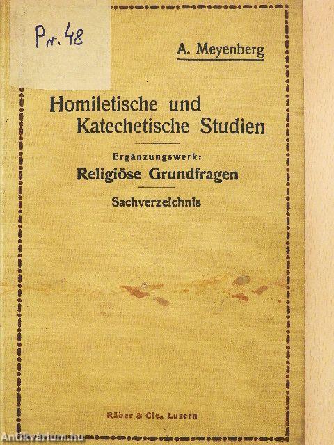 Alphabetisches methodisch-homiletisches Sachverzeichnis zum Homiletischen Ergänzungswerk