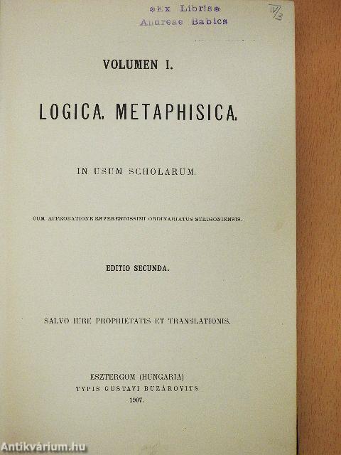 Logica. Metaphisica.