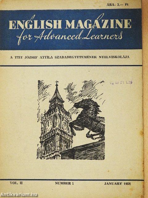 English Magazine for Advanced Learners 1958/1.