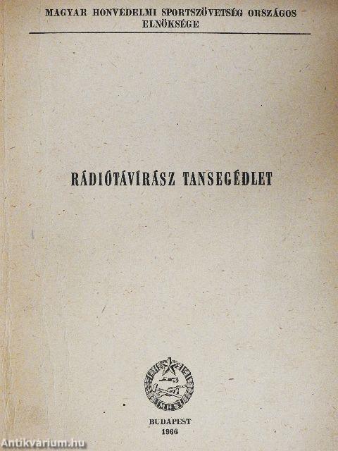 Rádiótávírász tansegédlet