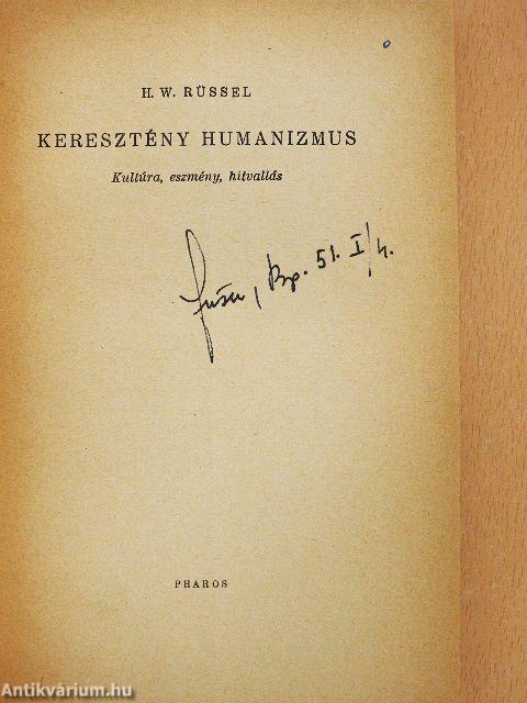 Keresztény humanizmus