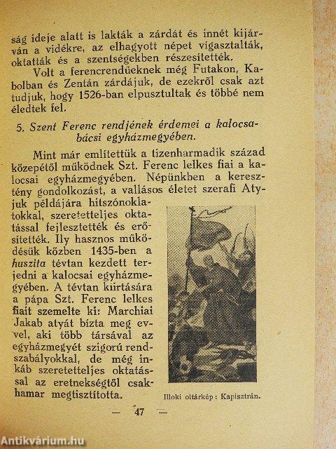 Monostoraink a mohácsi vész előtt, a kalocsai egyházmegyében