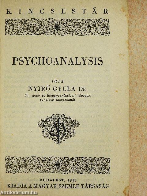 Psychoanalysis