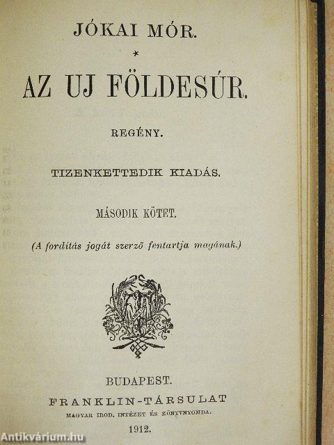 Az uj földesúr I-II.