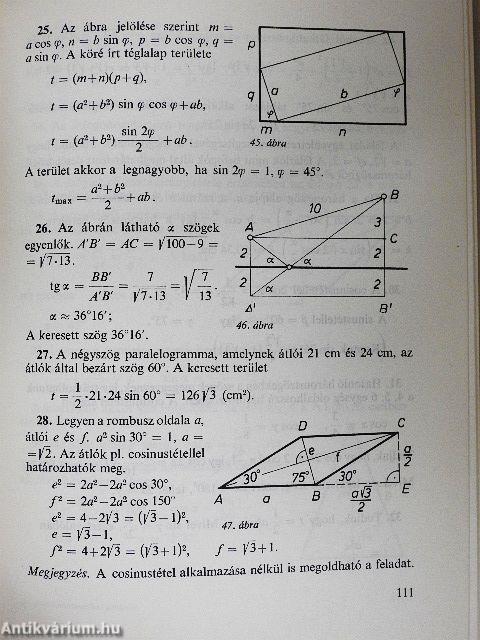Elemi matematikai példatár I.