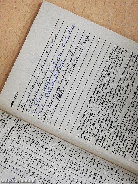 Kincses Kalendárium 1996