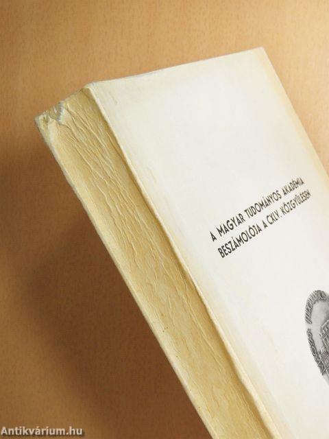 A Magyar Tudományos Akadémia beszámolója a CXLV. közgyűlésen