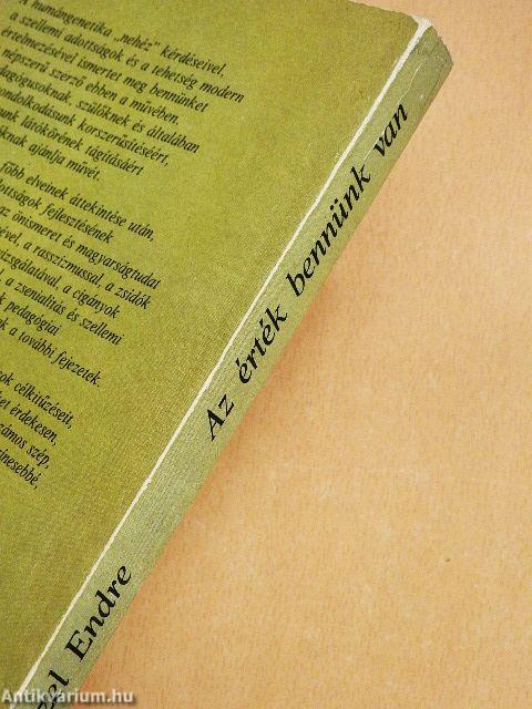 Az érték bennünk van