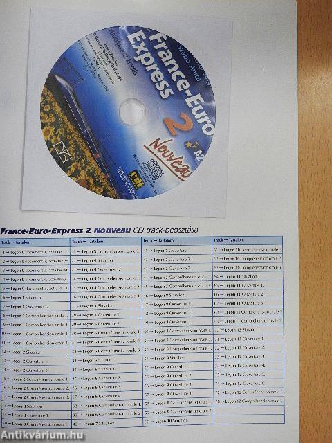 France-Euro-Express 2 - Francia tankönyv - A2 - CD-vel