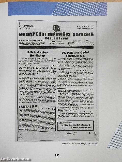 20 éves a Magyar Mérnöki Kamara