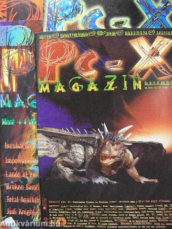 PC-X Számítástechnikai Magazin 1996-1998. (vegyes számok) (5 db)