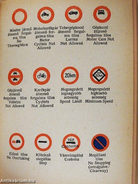 Magyar-angol/angol-magyar útiszótár