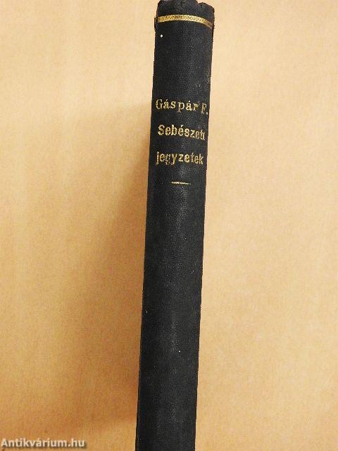 Sebészeti jegyzetek