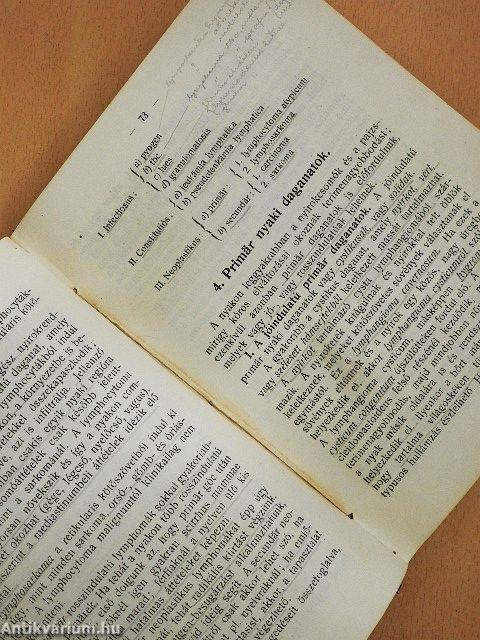 Sebészeti jegyzetek