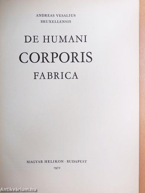 De humani corporis fabrica