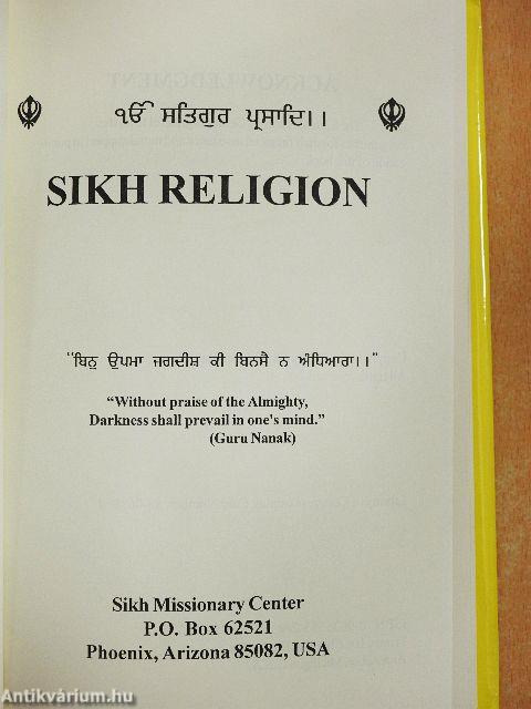 Sikh Religion