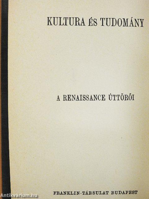 A Renaissance úttörői