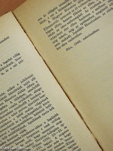 Magyar Horatius/Horatius Noster