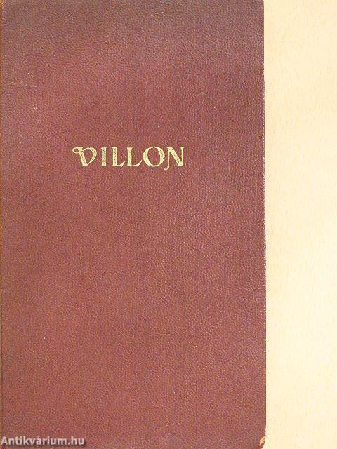 Francois Villon Nagy Testamentuma