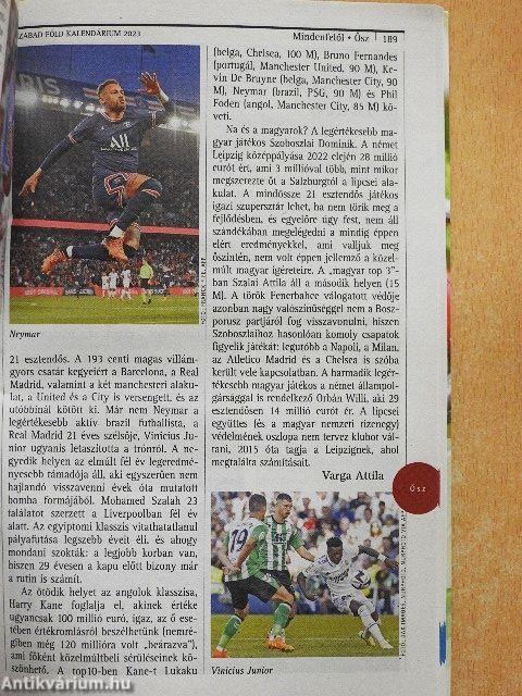 Szabad Föld kalendárium 2023