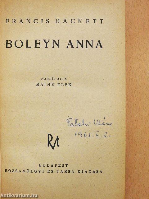 Boleyn Anna