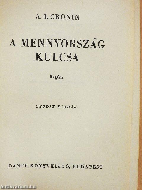 A mennyország kulcsa