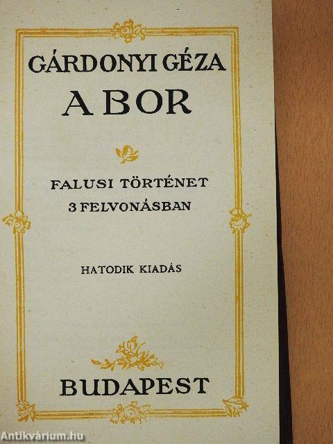 A bor/Falusi verebek