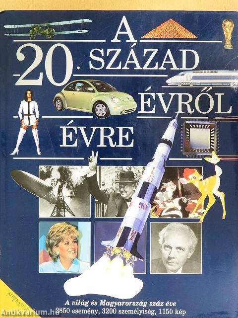A 20. század évről évre
