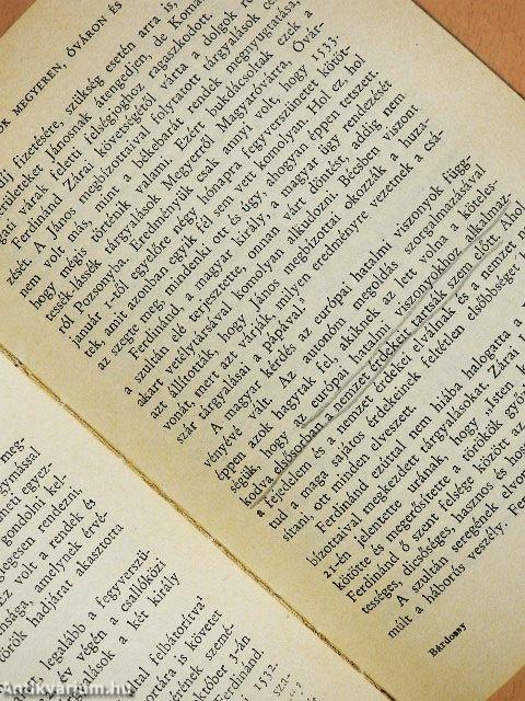 Magyar politika a Mohácsi vész után