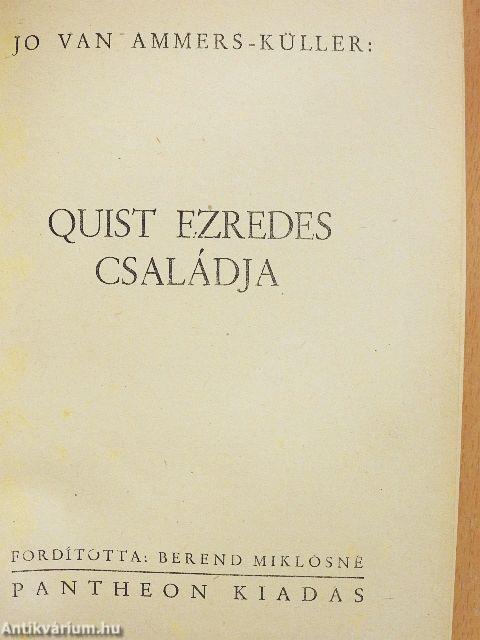 Quist ezredes családja