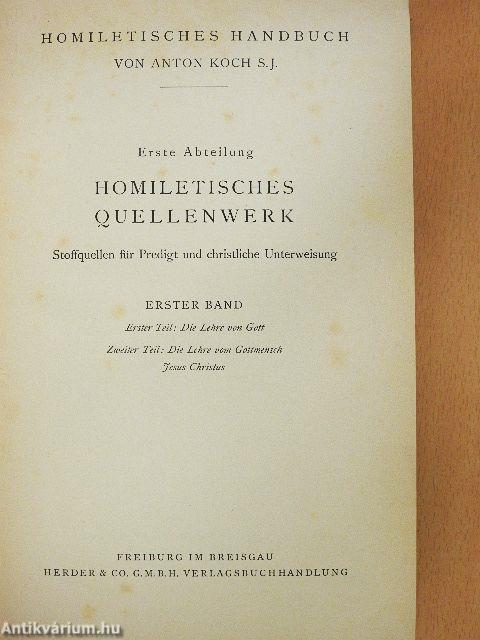 Homiletisches Quellenwerk 1-2.