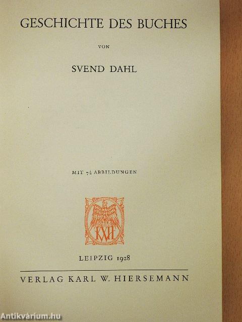Geschichte des Buches