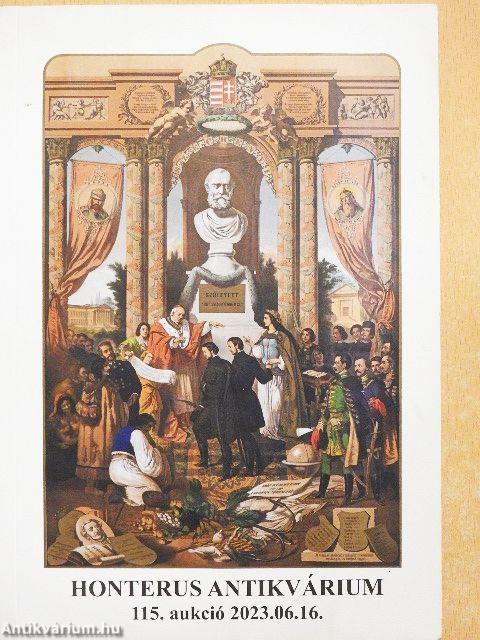 Honterus Antikvárium 115. aukció