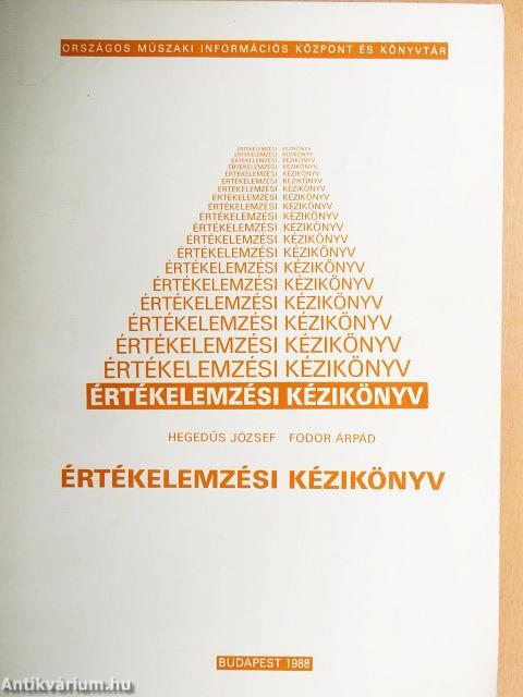 Értékelemzési kézikönyv