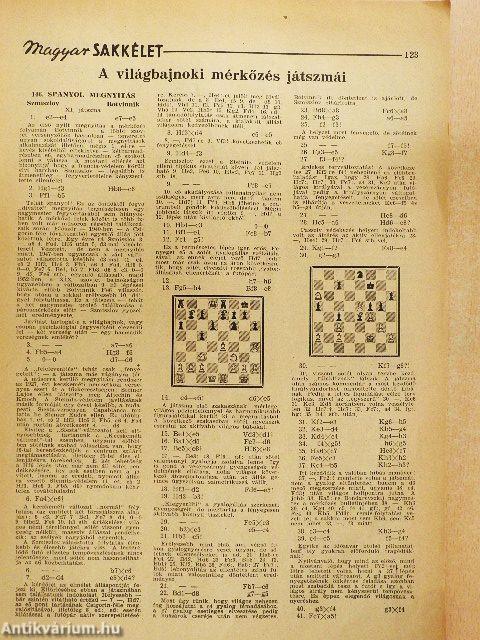 Magyar Sakkélet 1954. június
