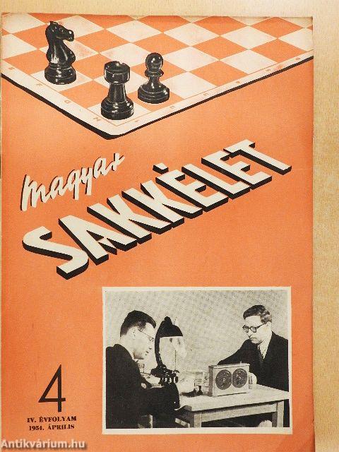 Magyar Sakkélet 1954. április