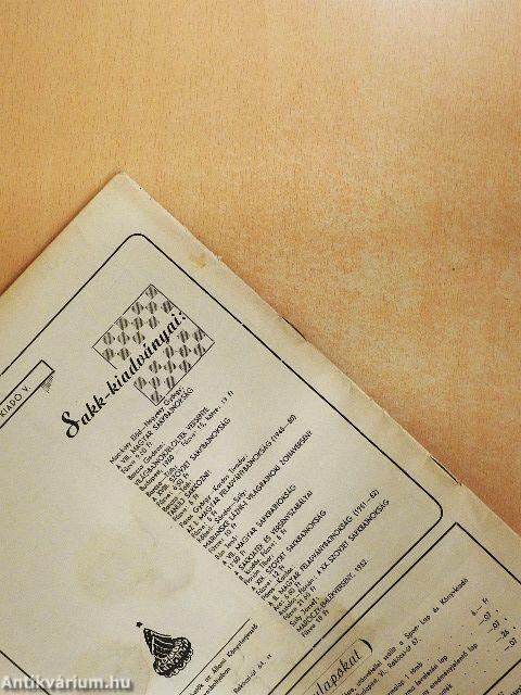 Magyar Sakkélet 1954. április
