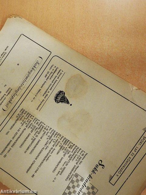 Magyar Sakkélet 1954. április